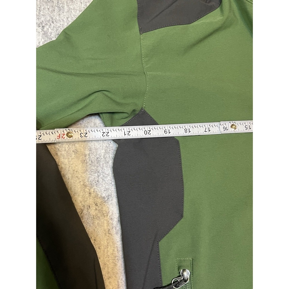 The North Face Apex Jacket Mens Medium Green Full Zip Softshell Bionic - Picture 6 of 9